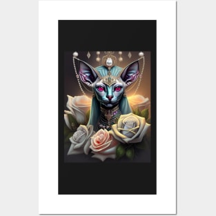 Sphynx Gothic Goddess Posters and Art